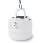 تصویر چراغ اضطراری و شارژی ۱۰۰ وات دوکاره با چراغ قوه 