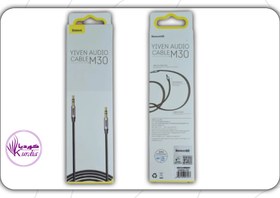 تصویر کابل AUX باسئوس مدل Yiven M30 طول 1 متر AUX cable Baseus model Yiven M30 length 1.5 meters