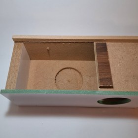 تصویر لونه چوبی مرغ عشق 