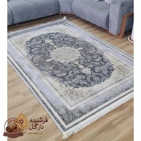 تصویر فرش مدرن طوسی مخمل برند آرتشینه مدل U57 
