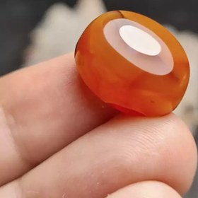 تصویر نگین سنگ عقیق خراسانی معدنی کد 27275 