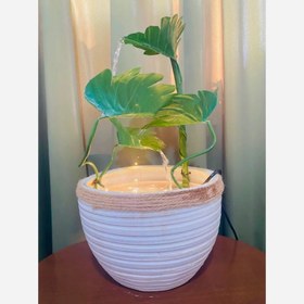 تصویر آبنمای برگ دکوری 