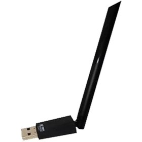 تصویر کارت شبکه بی سیم USB کِی نت مدل 3DBI 300Mbps USB Adapter 3DBi Antenna