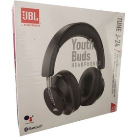 تصویر هدفون بلوتوثی جی بی ال مدل Tune J-24 Bluetooth headphones JBL model Tune J-24