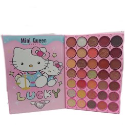 تصویر پالت سایه مدل هلو کیتی برند مینی کویین | MINI QUEEN 