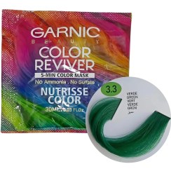 تصویر شامپو رنگ ساشه ای گارنیک سبز 3.3 Garnic 