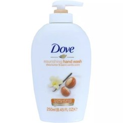 تصویر مایع دستشویی کرمی داو اروپایی Dove حاوی شی باتر و وانیل حجم 250 میل 