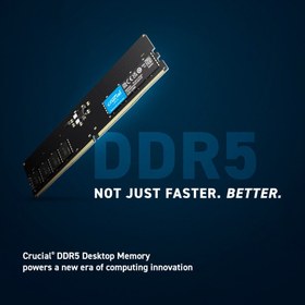 تصویر حافظه رم دسکتاپ کروشیال مدل Crucial 32GB DDR5 5600Mhz Crucial 32GB DDR5 5600Mhz