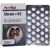 تصویر کروم پلاس ویتامین ب3 آپوویتال ا Chrom Plus Vitamin B3 Apovital Chrom Plus Vitamin B3 Apovital
