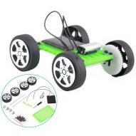 تصویر DIY Solar Toy Car Assemble Solar Vehicle Mini Solar Energy Powdered Toy Racer Child Kid Solar Car Education kid 