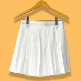 تصویر دامن پلیسه قد 45 