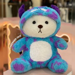 تصویر عروسک خرس لباس سالیوانی 