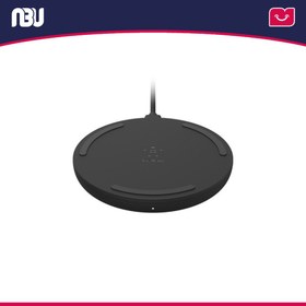 تصویر پد شارژ بی سیم 10 واتی + به همراه کابل 1.2 متری + شارژر دیواری 0.3 QC بلکین مدل WIA001vfBK Wireless Charging Pad BEKIN WIA001vfBK