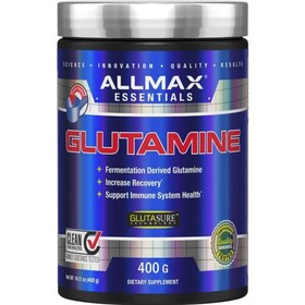 تصویر گلوتامین آلمکس ۴۰۰ گرمی GLUTAMINE ALLMAX 400G