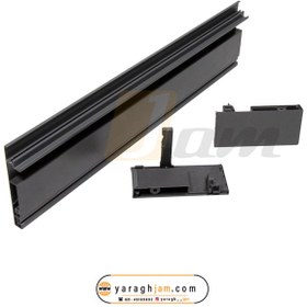 تصویر فرانت آلومینیوم جهت ریل اسلیم کوتاه فانتونی 