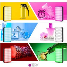 تصویر نور ثابت ال ای دی Luxceo V10 RGB 