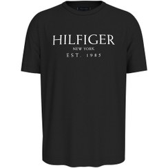 تصویر تیشرت مردانه تامی هیلفیگر اورجینال مشکی Tommy Hilfiger 5003176312 