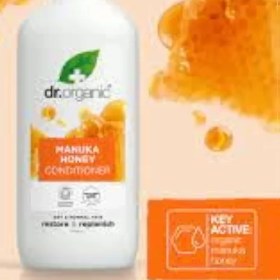 تصویر شامپو عسل دکتر ارگانیک مناسب موهای خشک Dr organic manuca honey shampoo