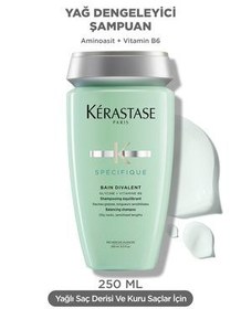 تصویر شامپو کنترل چربی سر کراستاس مدل دیوالنت اسپسیفیک Kerastase Specifique Bain Divalent