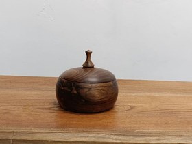 تصویر قندان چوبی خراطی 