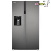 تصویر یخچال فریزر ساید بای ساید 28 فوت ایکس ویژن مدل HS600-WI/SI 
