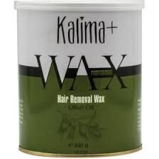 تصویر موم اپیلاسیون قوطی کنسروی زیتون kalima wax گرم 800 kalima wax