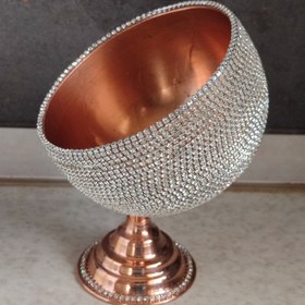 تصویر گوی مسی کریستالی 