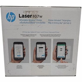 تصویر پرینتر لیزری اچ پی مدل Laser 107w | تک کاره وایفای 