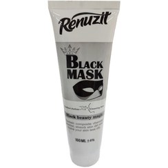 تصویر ماسک صورت ذغال 100میل رینوزیت Renuzit Black Mask 100ml