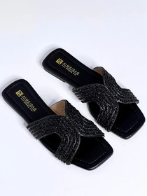 تصویر صندل فول نگینی کف تخت 