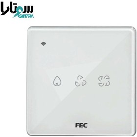 تصویر کلید کولر لمسی سفید FEC-SW-03-AC 