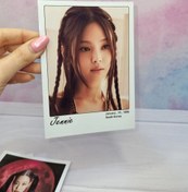 تصویر پولاروید فوتو کارت عکس طرح بلک پینک جینی جنی سایز 10 در 15 یک عدد - 4 Polaroid black pink