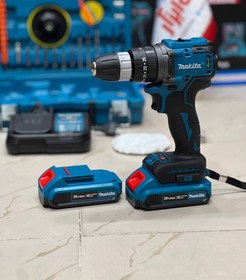 تصویر دریل شارژی ماکیتا 36 ولت مدل نیم پک Makita half pack 36V model cordless drill