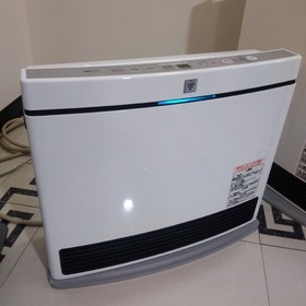 تصویر بخاری گازی ژاپنی 4700 وات 2021 دست دوم Japan fan heater NORITZ 4700 watt 2021
