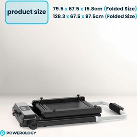 تصویر تردمیل تاشو پاورولوژی مدل Folding Design PFTRDMLBK 