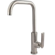 تصویر شیر ظرفشویی کسری مدل آمازون رنگ کروم مات 