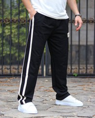 تصویر شلوار بگ گلکسی پنبه دونوار دمپادوحالته نرم جاگر دورس دونخ 