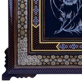 تصویر تابلو قلمزنی طرح گلستان کد 5550 