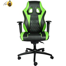 تصویر صندلی گیمینگ بامو مشکی پارچه ای Gaming Chair Bamo Black Gaming Chair Bamo