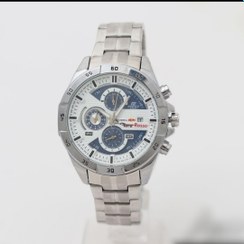 تصویر کاسیو ادیفایس Casio Edifice EF535 silver صفحه سفید سه موتور فعال کرنوگراف 