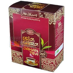 تصویر چای جهان ایرانی چین اول بهاره ۴۰۰ گرمی شکسته 