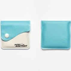 تصویر زیرسیگاری جیبی کلاسیک سبز روشن 