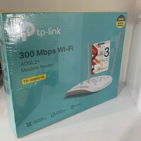 تصویر مودم تی پی لینک TD-W8961N چهار پرت سه سال گارانتی 
