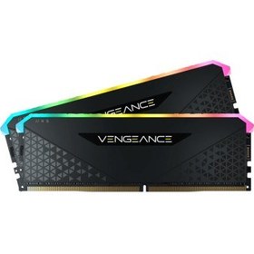 تصویر رم کورسیر VENGEANCE RGB RS 32GB DUAL 3200MHZ CL16 DDR4 