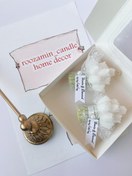 تصویر گیفت شمع دسته گل لاله برای نامزدی و عروسی با تگ اسم candle warmer