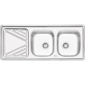 تصویر سینک توکار ایلیا استیل مدل ۴۰۲۸ ا Built-in Ilia Steel sink Built-in Ilia Steel sink