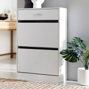 تصویر جاکفشی داشبوردی دو طبقه مدل IKA تمام mdf 