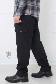 تصویر شلوارشش جیب کتان 