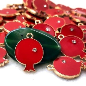 تصویر پلاک انار استیل ۵ عددی 