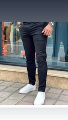 تصویر شلوار مردانه سی ان دم پا لول فوق کشی رنگ مشکی سایز ۳۸ تا ۵۲ 